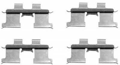 HELLA 8dz355203201 -  Комплектующие, колодки дискового тормоза
