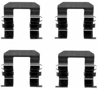 HELLA 8dz355203251 -  Комплектующие, колодки дискового тормоза