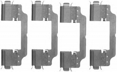 HELLA 8dz355203301 -  Комплектующие, колодки дискового тормоза