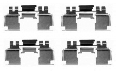 HELLA 8dz355203631 -  Комплектующие, колодки дискового тормоза