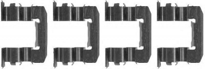 HELLA 8dz355204021 -  Комплектующие, колодки дискового тормоза