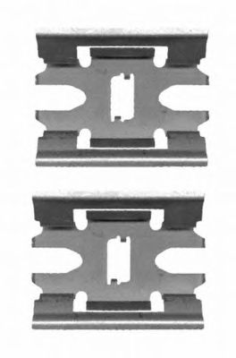 HELLA 8dz355204071 -  Комплектующие, колодки дискового тормоза