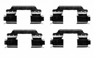 HELLA 8dz355204411 -  Комплектующие, колодки дискового тормоза