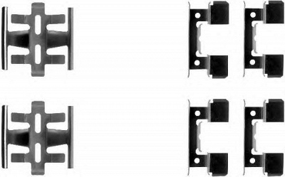 HELLA 8dz355204871 -  Комплектующие, колодки дискового тормоза