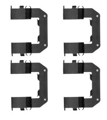 HELLA 8dz355205221 -  Комплектующие, колодки дискового тормоза