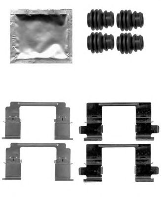 HELLA 8dz355205281 -  Комплектующие, колодки дискового тормоза