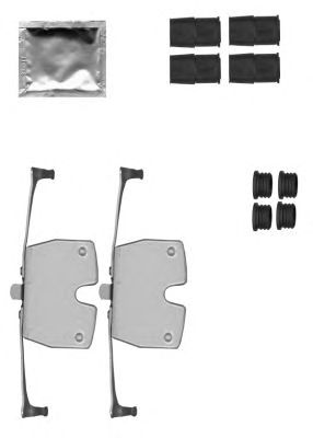 HELLA 8dz355205441 -  комплект принадлежностей, тормозной суппорт