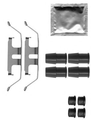 HELLA 8dz355205451 -  комплект принадлежностей, тормозной суппорт