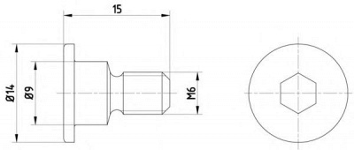 HELLA 8dz355209011 -  Болт, диск тормозного механизма