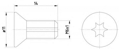 HELLA 8dz355209121 -  Болт, диск тормозного механизма