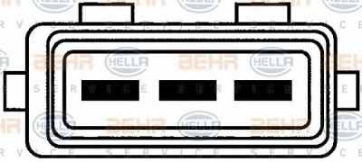 HELLA 8ew009144401 -  Вентилятор, охлаждение двигателя