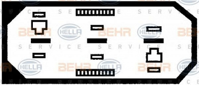 HELLA 8ew009144591 -  Вентилятор, охлаждение двигателя