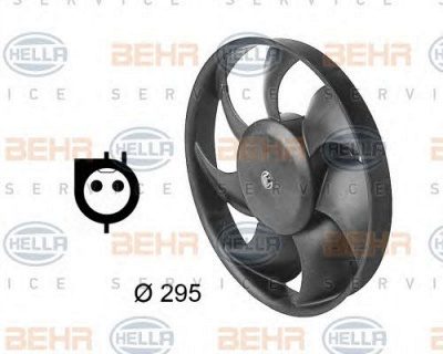 HELLA 8ew009144651 -  Вентилятор, охлаждение двигателя