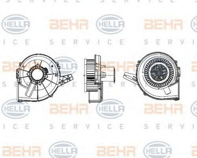 HELLA 8ew009157111 -  Вентилятор салона