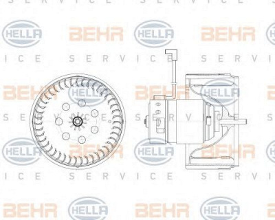 HELLA 8ew009157221 -  Вентилятор салона