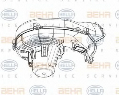 HELLA 8ew009157491 -  Вентилятор салона