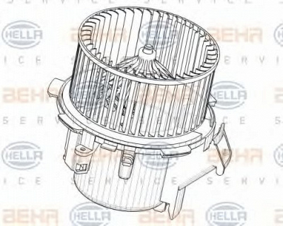 HELLA 8ew009158211 -  Вентилятор салона
