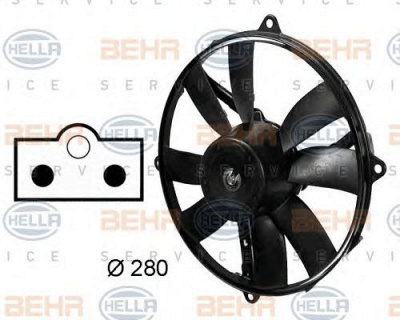 HELLA 8ew009158751 -  Вентилятор, конденсатор кондиционера