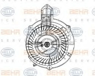 HELLA 8ew009159751 -  Вентилятор салона