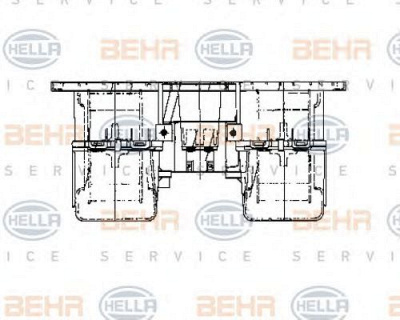 HELLA 8ew009160791 -  Вентилятор салона