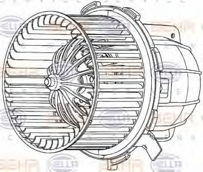HELLA 8ew351040251 -  Вентилятор салона