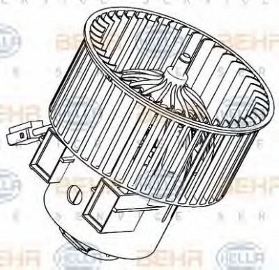 HELLA 8ew351040271 -  Вентилятор салона