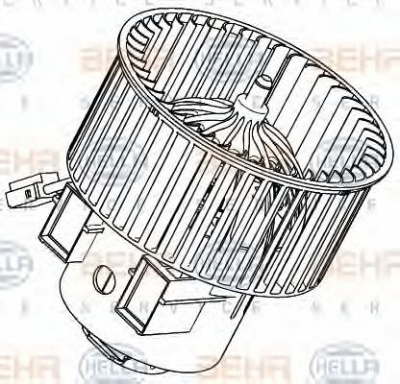 HELLA 8ew351040461 -  Вентилятор салона