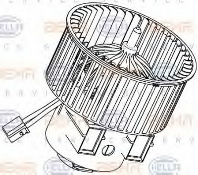 HELLA 8ew351040471 -  Вентилятор салона