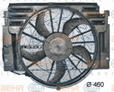 HELLA 8ew351040661 -  Вентилятор, конденсатор кондиционера