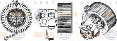 HELLA 8ew351043271 -  Вентилятор салона