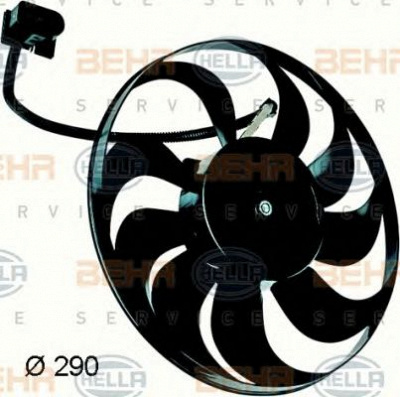 HELLA 8ew351043311 -  Вентилятор, охлаждение двигателя