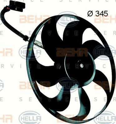 HELLA 8ew351043321 -  Вентилятор, охлаждение двигателя
