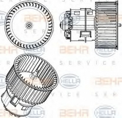 HELLA 8ew351104441 -  Вентилятор салона