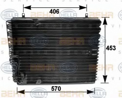 HELLA 8fc351035041 -  Конденсатор, кондиционер