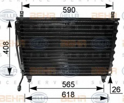 HELLA 8fc351035781 -  Конденсатор, кондиционер