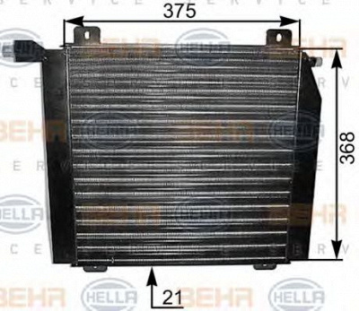 HELLA 8fc351037401 -  Конденсатор, кондиционер