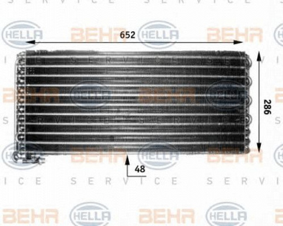 HELLA 8fc351300071 -  Конденсатор, кондиционер