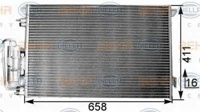 HELLA 8fc351300301 -  Конденсатор, кондиционер