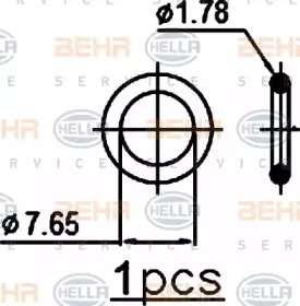 HELLA 8fc351301634 -  Конденсатор, кондиционер