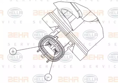 HELLA 8fk351006311 -  Компрессор, кондиционер