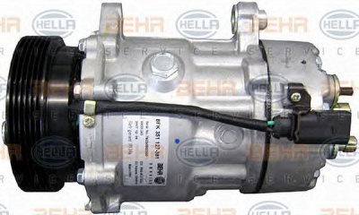 HELLA 8fk351127381 -  Компрессор, кондиционер