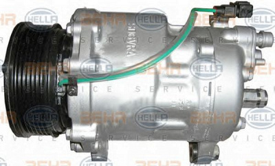HELLA 8fk351127391 -  Компрессор, кондиционер