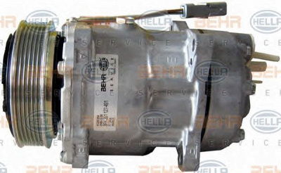 HELLA 8fk351127491 -  Компрессор, кондиционер