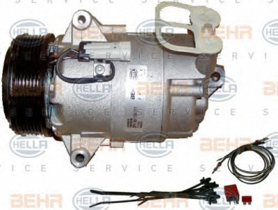 HELLA 8fk351135311 -  Компрессор, кондиционер