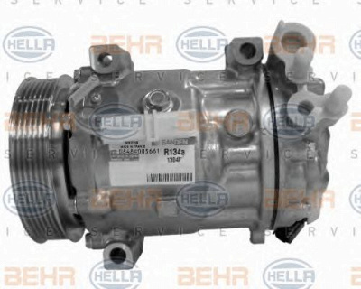 HELLA 8fk351316131 -  Компрессор, кондиционер