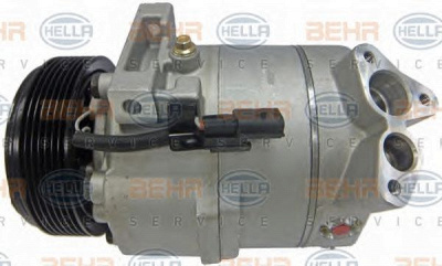 HELLA 8fk351322541 -  Компрессор, кондиционер