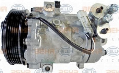 HELLA 8fk351334151 -  Компрессор, кондиционер