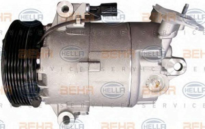 HELLA 8fk351340211 -  Компрессор, кондиционер