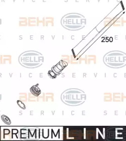 HELLA 8ft351001571 -  Осушитель, кондиционер