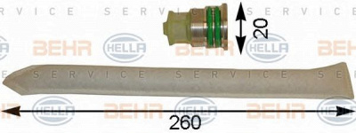 HELLA 8ft351193121 -  Осушитель, кондиционер